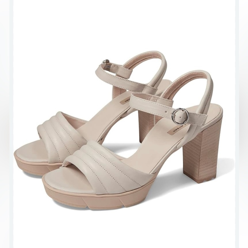 PAUL GREEN Women's Leslie Ankle Strap Block
Heel Sandals $390 NWT